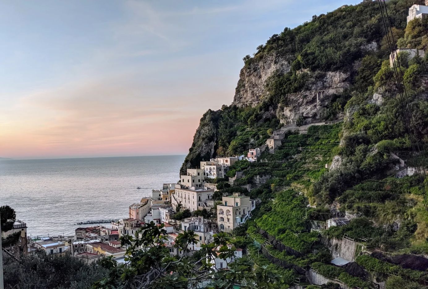 View of Atrani, while hiking to Ravello [photo by Hong Jing (Jingles)]